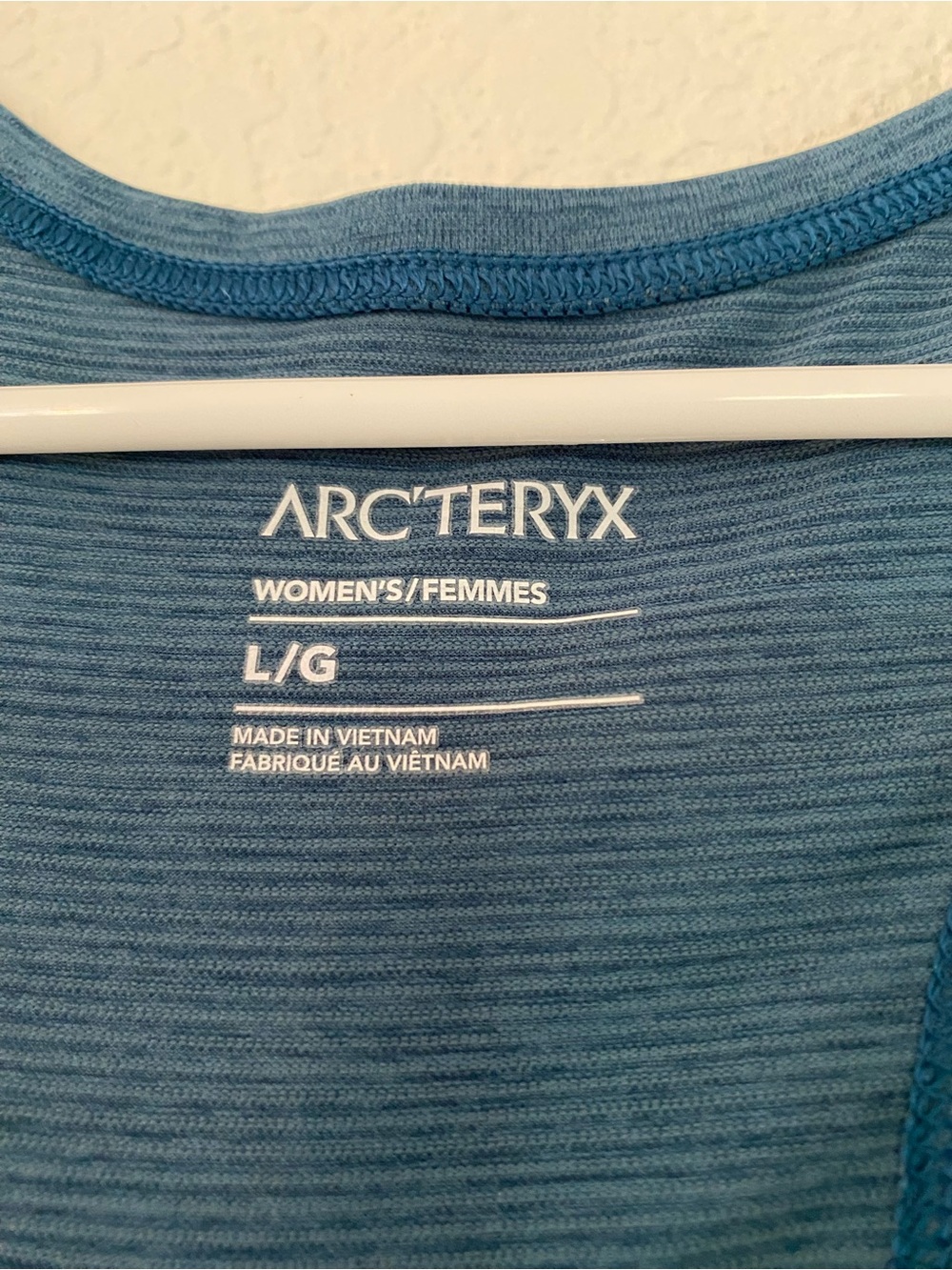 NWT Arc'teryx Taema Tank Top Women's Size L Large Blue Heather Racerback Running - Picture 9 of 12